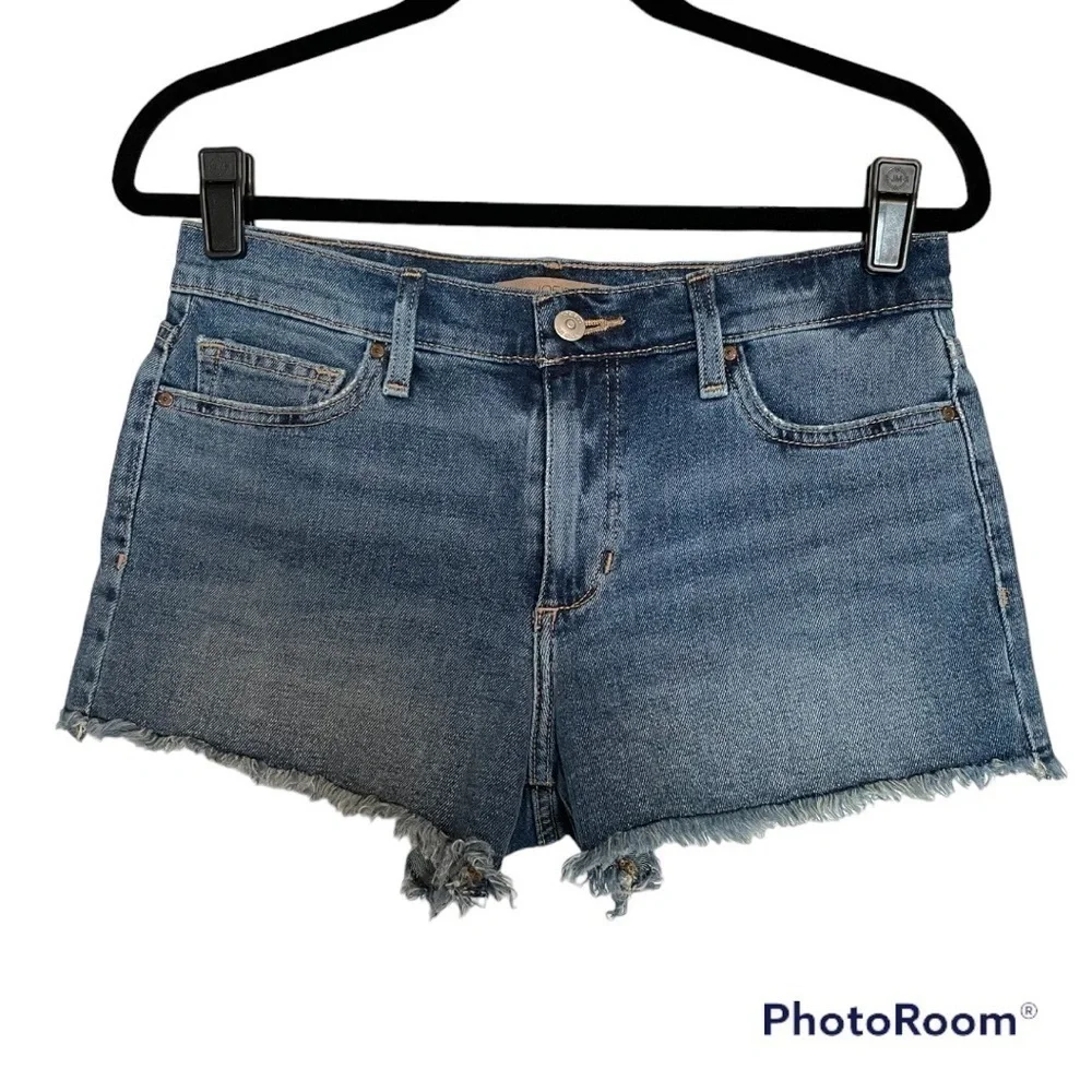 JOE’S Andreea Frayed Hem High Rise Shorts | 27 - Picture 2 of 8